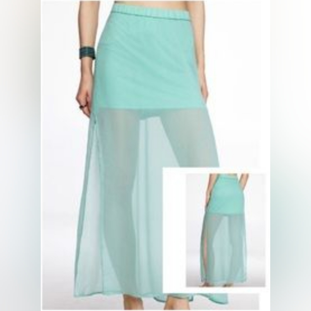 Express Sheer Maxi Skirt